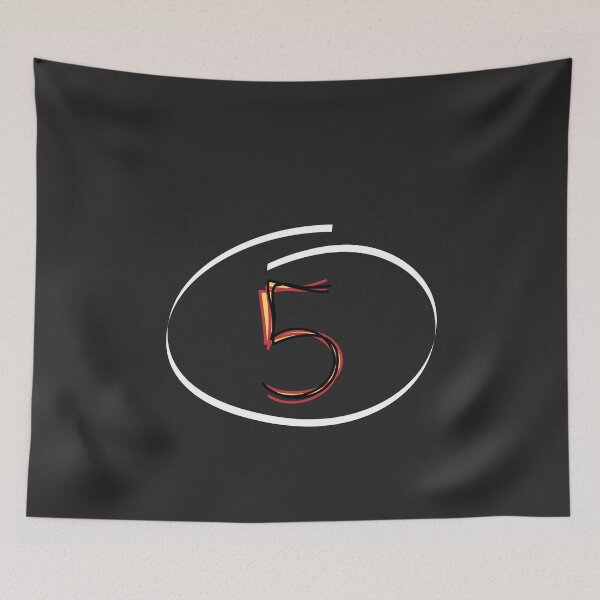 Item preview, Colorful number 5 birthday gift designed and sold by GBDesigner.