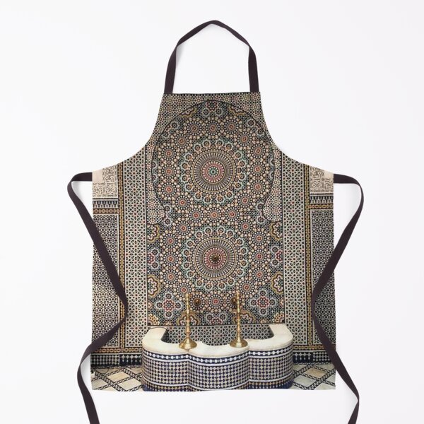 Item preview, zellige moroccan mosaic tilework, traditional moroccan art designed and sold by NoetherSym.