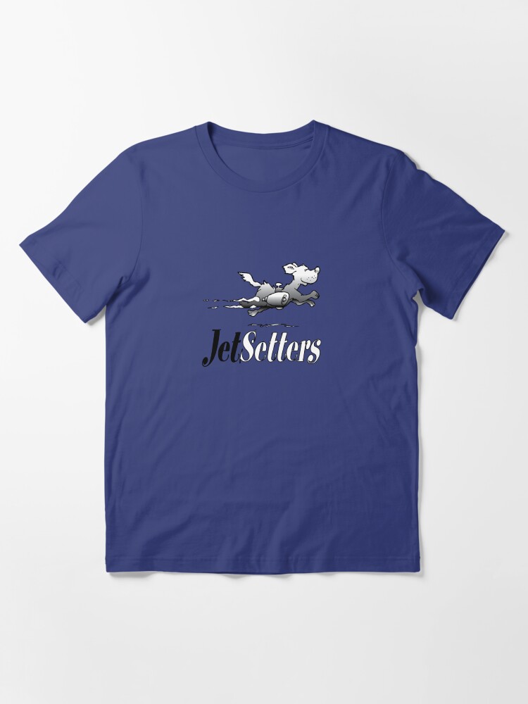 Alternate view of JetSetters rocket dog logo (white) Essential T-Shirt