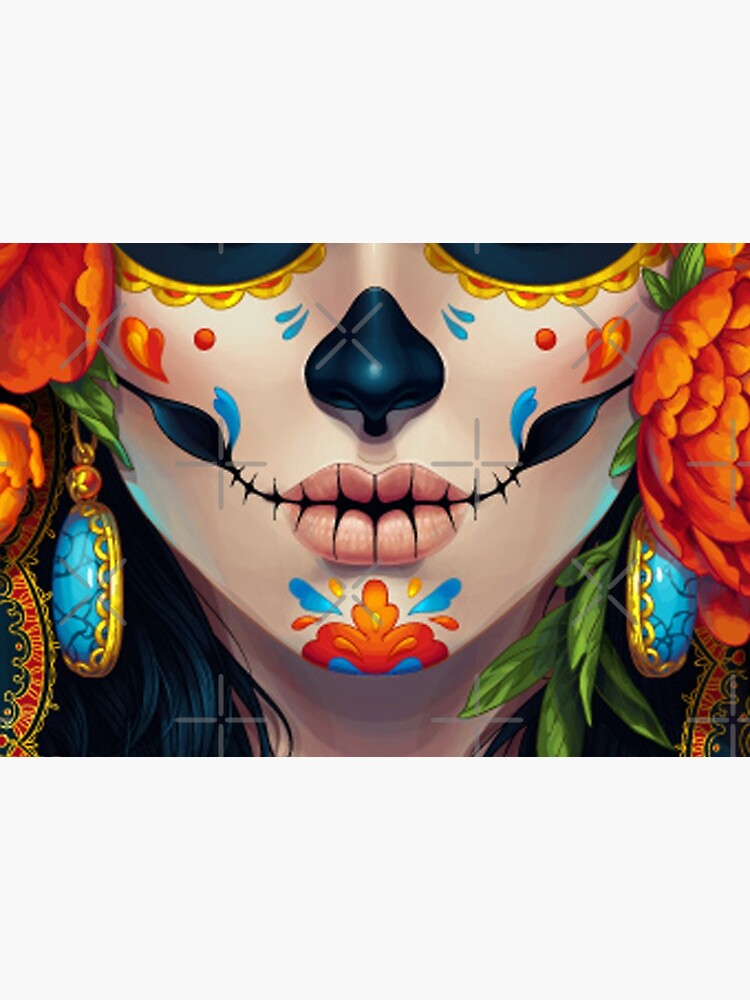 Catrina Face Mask Sugar Skull by Oxygen76