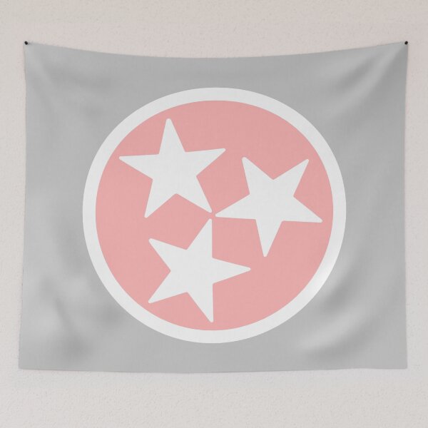 Item preview, Tri-Star rosa y blanco designed and sold by tennessee-carly.