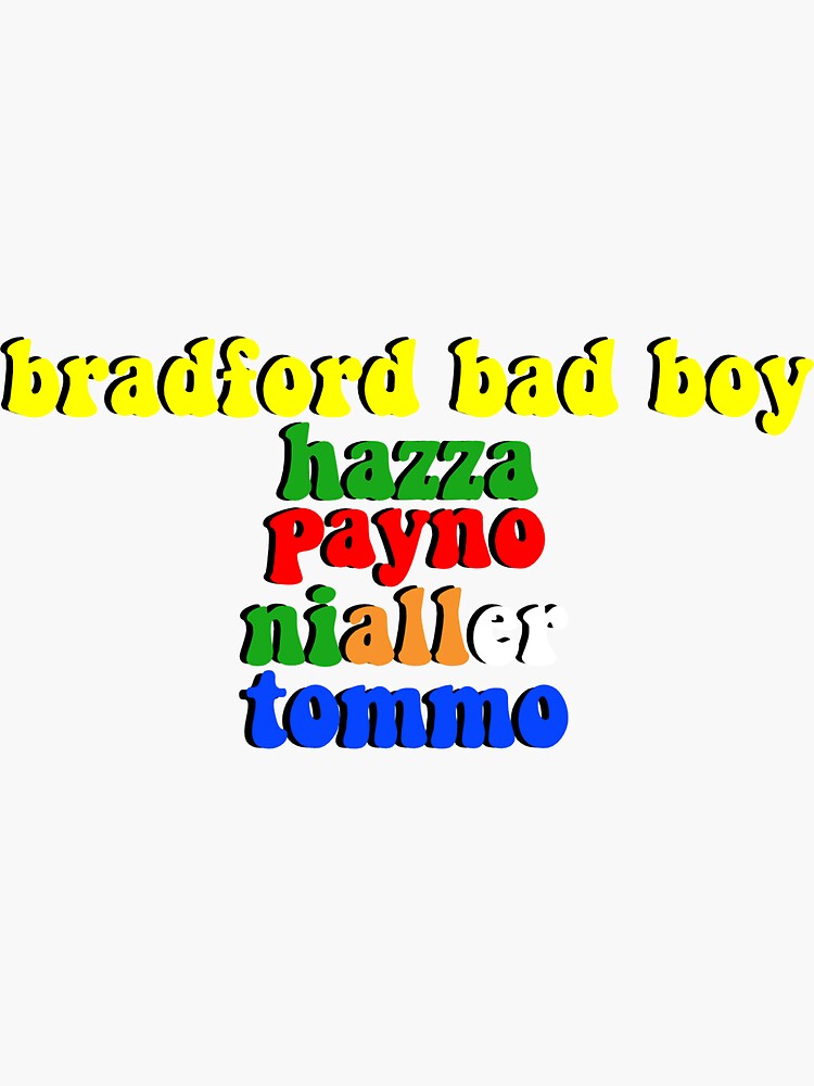 "one direction nicknames" Sticker for Sale by mariadadawalla Redbubble