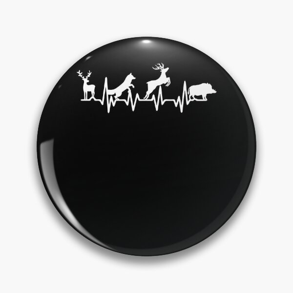 Item preview, Animal hunting heartbeat white designed and sold by redshirtz.