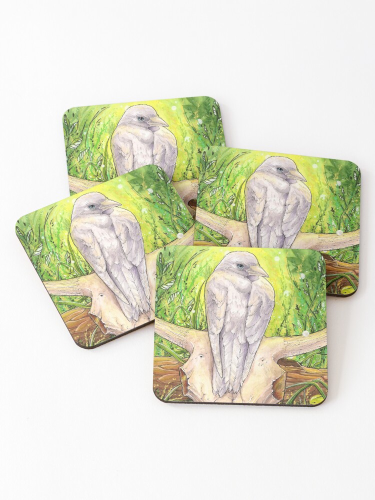 Thumbnail 1 of 5, Coasters (Set of 4), Raven designed and sold by 4ert-a.