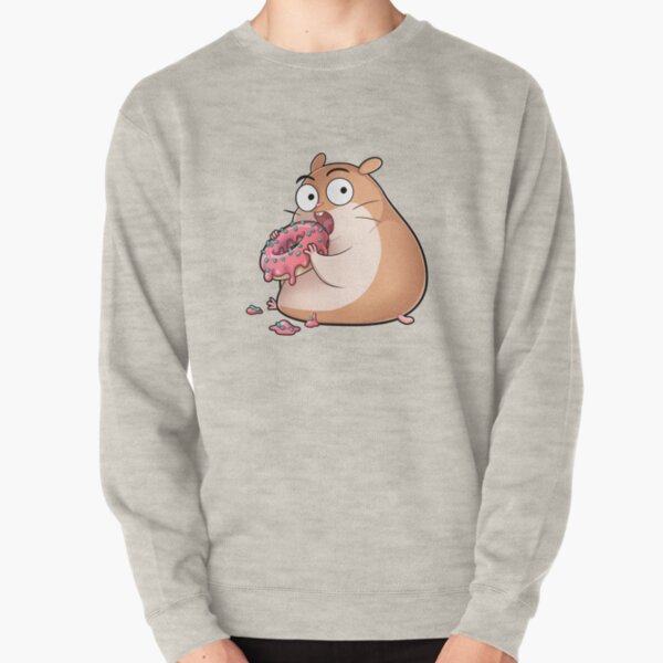 Zuckerdonut essender knuddeliger Hamster Pullover