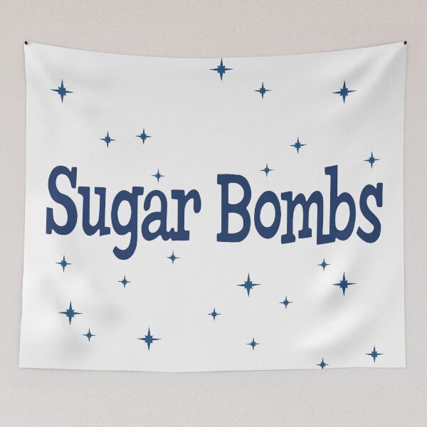 Item preview, Sugar Bombs Logo (Blue) designed and sold by Mercatus.