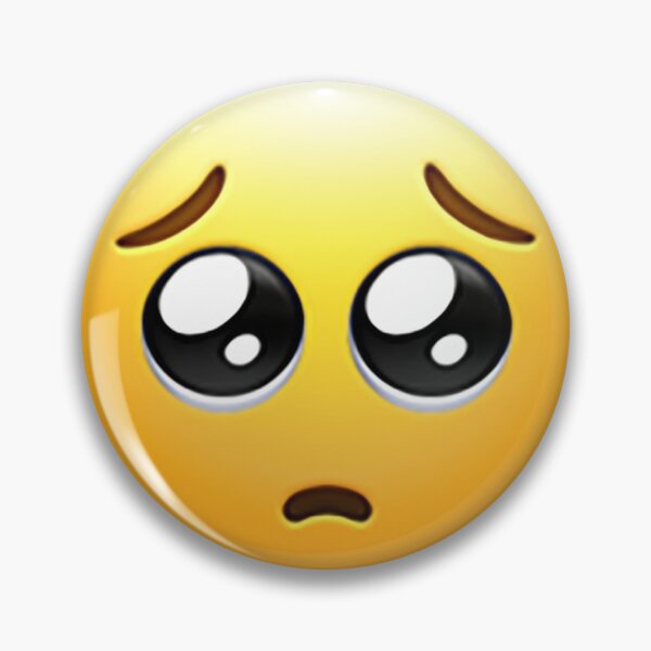 Item preview, Face With Pleading Eyes Emoji designed and sold by Emoji-Land.