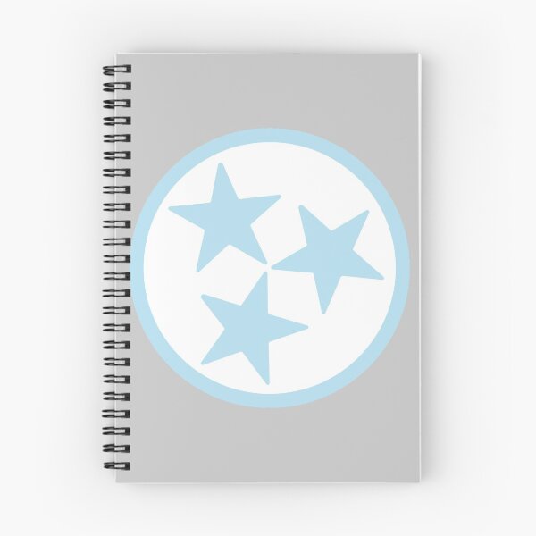 Item preview, White & Light Blue Tri-Star designed and sold by tennessee-carly.