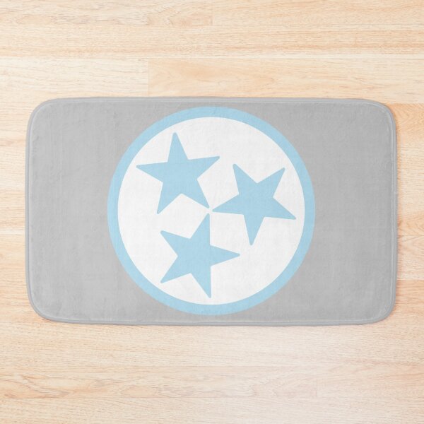 Item preview, White & Light Blue Tri-Star designed and sold by tennessee-carly.