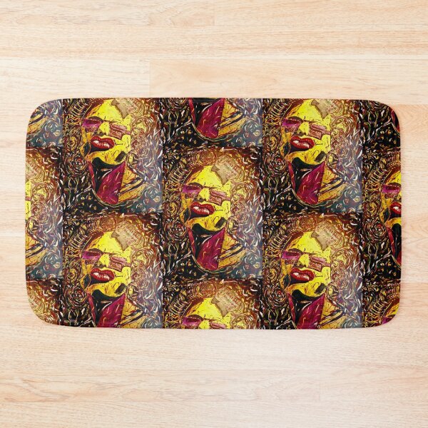 Item preview, Connie During Mardi Gras in Hair Rollers designed and sold by QuigleyArt.