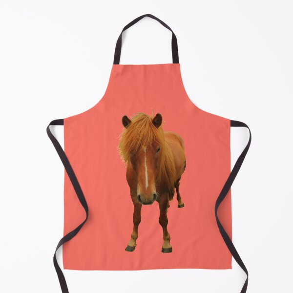 Aperçu de l'œuvre Icelandic horse on living coral background créée et vendue par AHELENE.