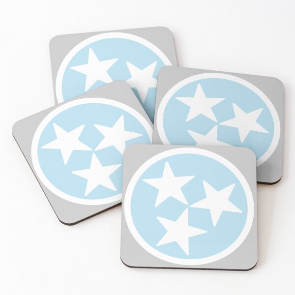 Item preview, Light Blue & White Tri-Star designed and sold by tennessee-carly.