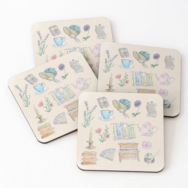 Item preview, Jane Austen Illustrations designed and sold by Ellie Mellon.