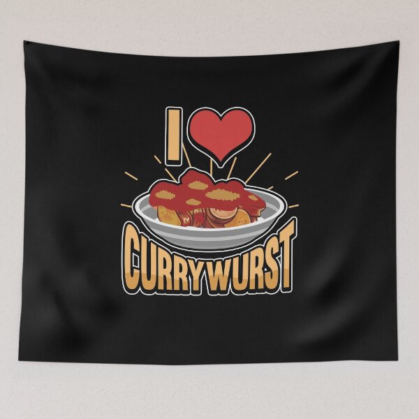 Item preview, I lover currywurst big bowl designed and sold by redshirtz.