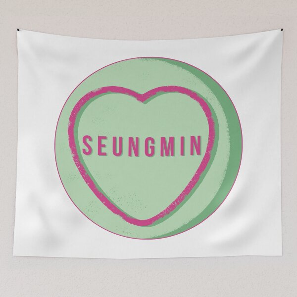 Item preview, STRAY KIDS Seungmin LOVE HEARTS Pastel Green Cute designed and sold by SugarSaint.