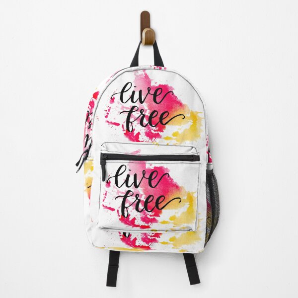 Item preview, Live Free Watercolor Splatters designed and sold by CreatedByCarol.