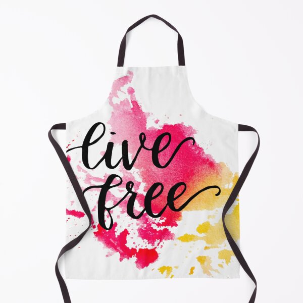 Item preview, Live Free Watercolor Splatters designed and sold by CreatedByCarol.