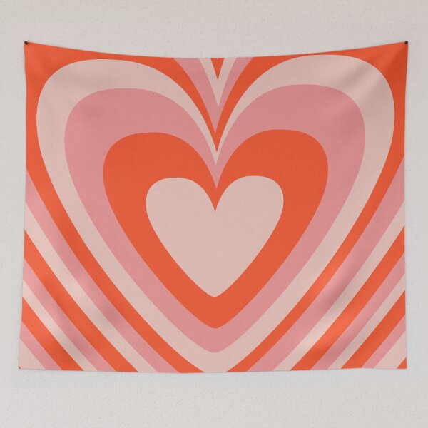 Item preview, Retro vintage 90s red and pink heart designed and sold by Margje.