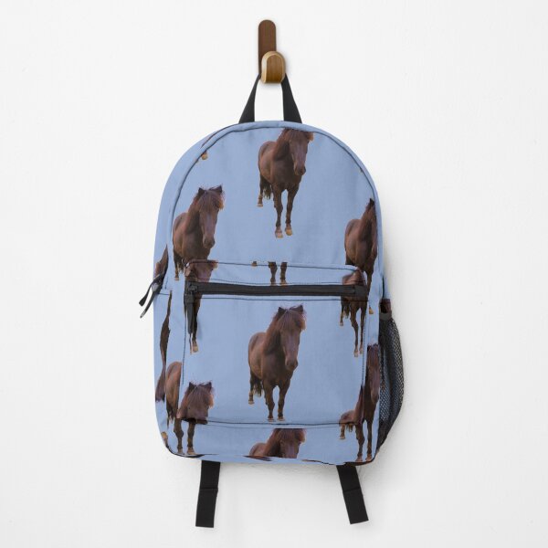 Item preview, Icelandic horse on serenity blue background designed and sold by AHELENE.