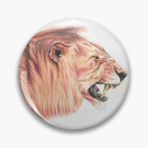 Item preview, Snarling Lion Pencil Art designed and sold by EllPem.