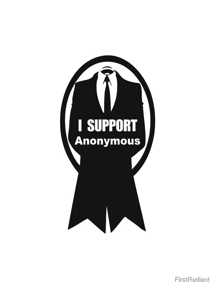 Thumbnail 4 of 4, iPhone Case, Anonymous support designed and sold by FirstRadiant.