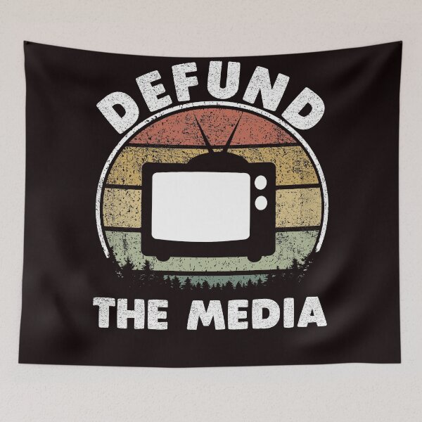Item preview, Defund The Media Fake News Political trump Protest T-Shirt designed and sold by Majesticoo.