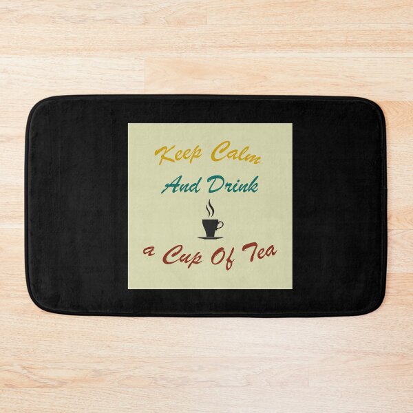 Item preview, keep calm and drink a cup of tea retro vintage designed and sold by WilliamsGFX.