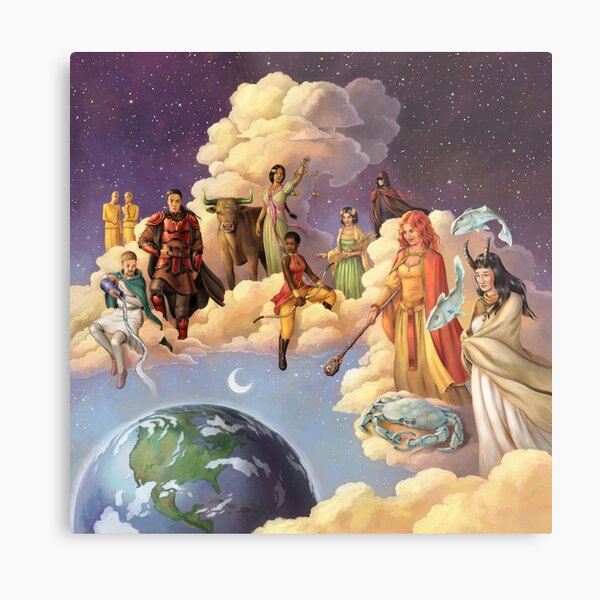 Star Signs Metal Print