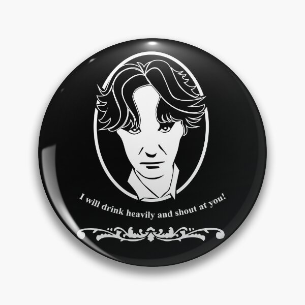 Item preview, Bernard Black - Drink Heavily and Shout at you Quote designed and sold by Meta Cortex.