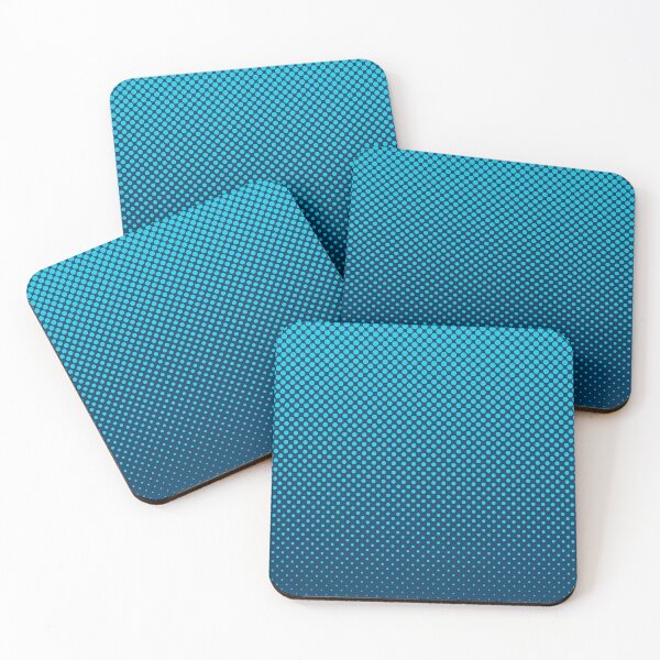 Item preview, Turquoise Dots on Blue  designed and sold by StupidHeadArt.