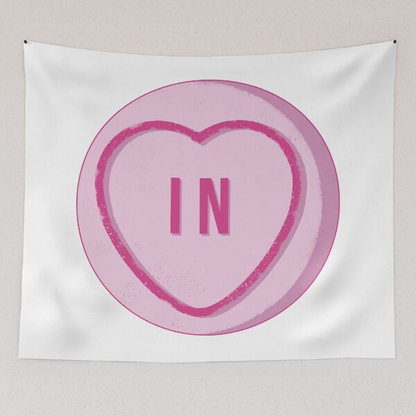 Item preview, STRAY KIDS Jeonjin IN - LOVE HEARTS Pastel Pink Cute designed and sold by SugarSaint.
