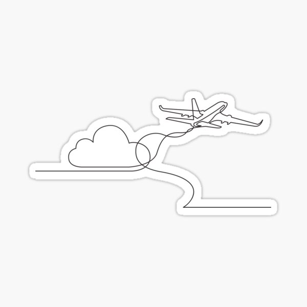 Item preview, Continuous Line Plane designed and sold by bcrossleysmith.
