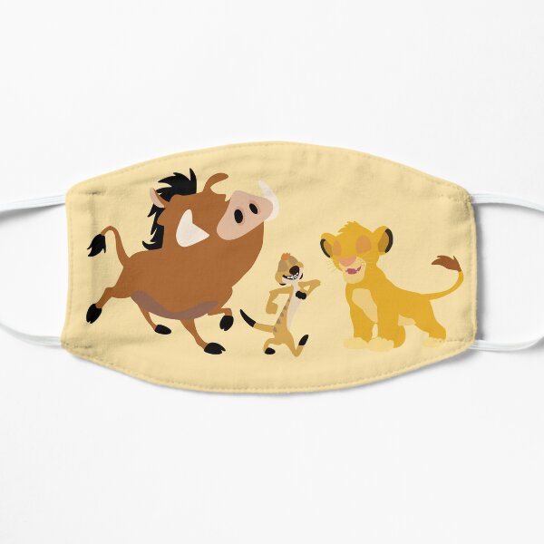 copains roi lion Masque sans plis