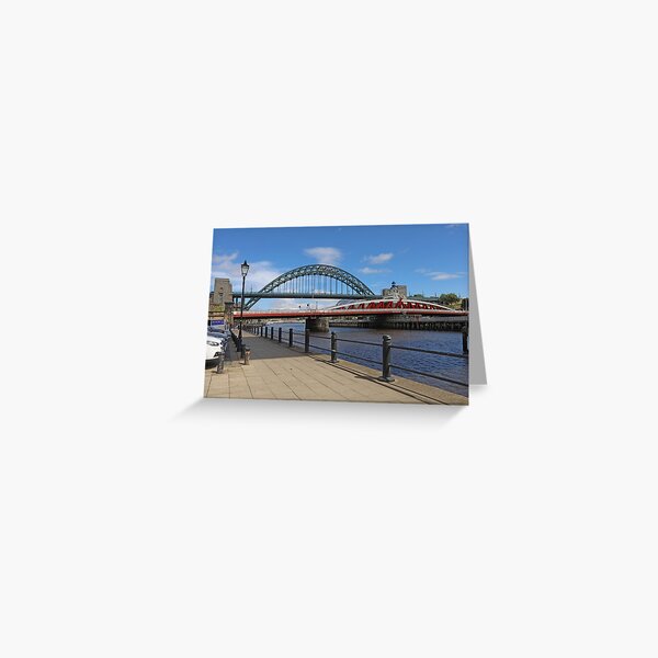 Tyne Bridge & Swing Bridge Greeting Card