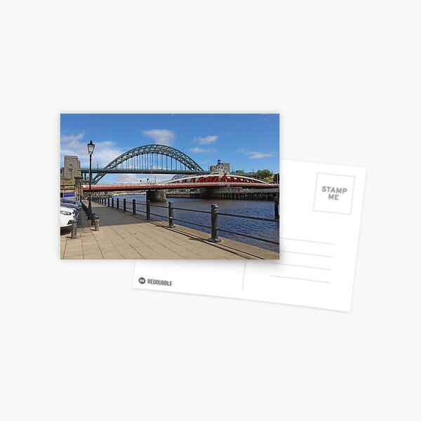 Tyne Bridge & Swing Bridge Postcard