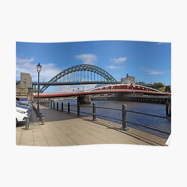Tyne Bridge & Swing Bridge Poster