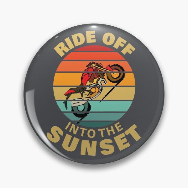 Item preview, Ride off into the Sunset, The Monster Lover Retro Style - Life Quotes designed and sold by etoide.