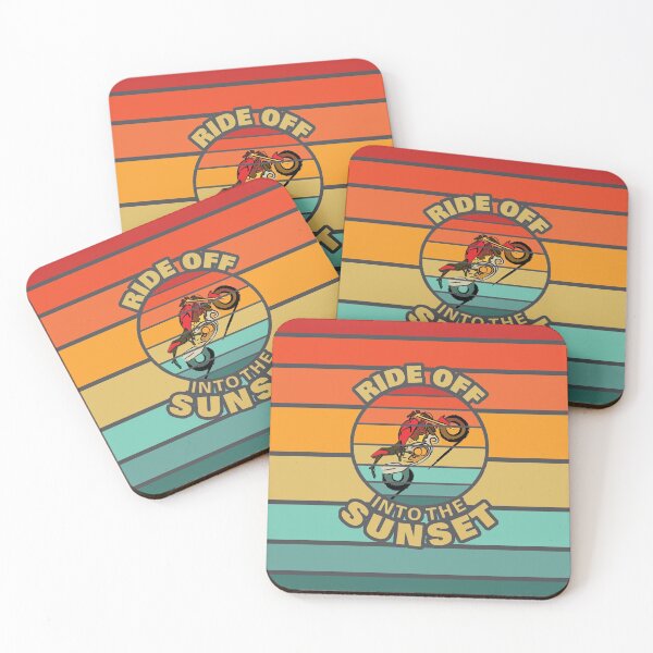 Item preview, Ride off into the Sunset, The Monster Lover Retro Style - Life Quotes designed and sold by etoide.