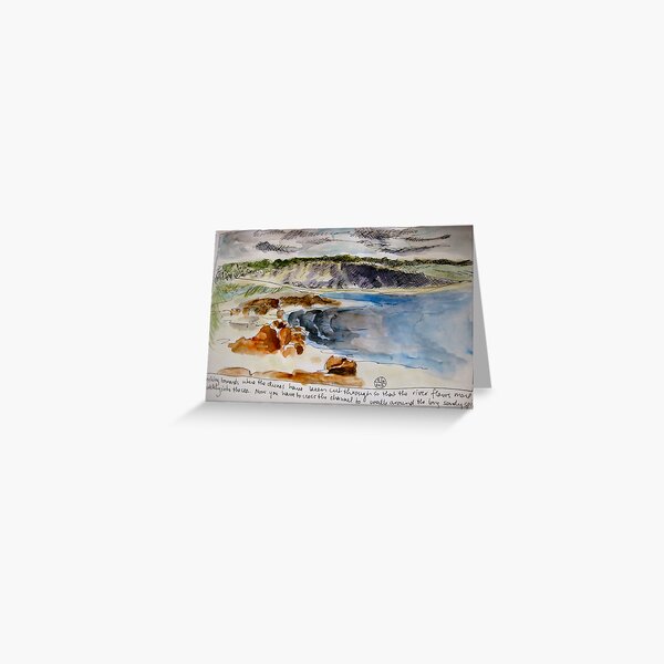 Where the Blackwood meets the Sea Greeting Card