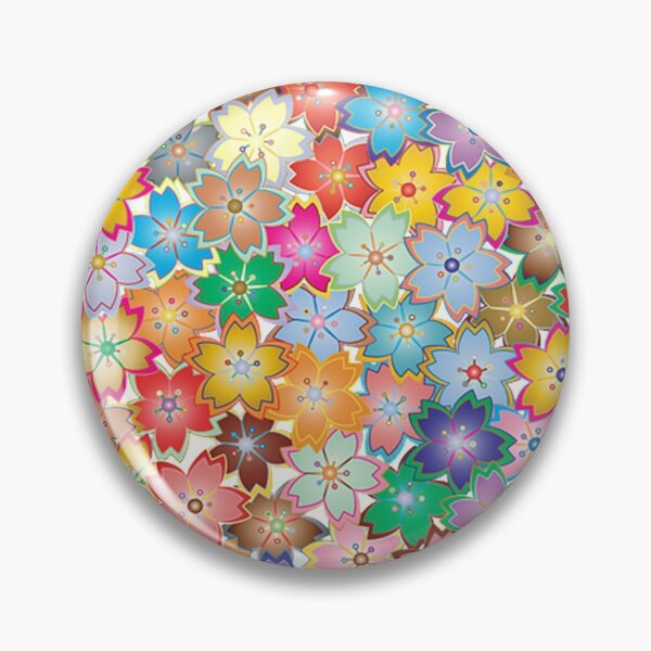 Item preview, Colorful Flowers Pattern designed and sold by Oblivyum.