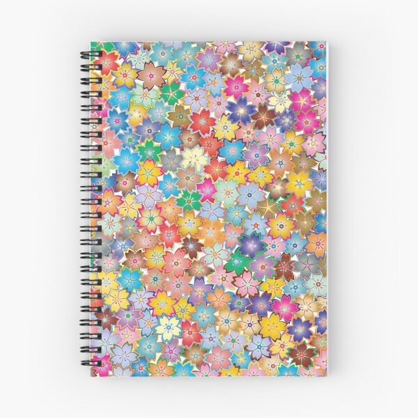 Item preview, Colorful Flowers Pattern designed and sold by Oblivyum.