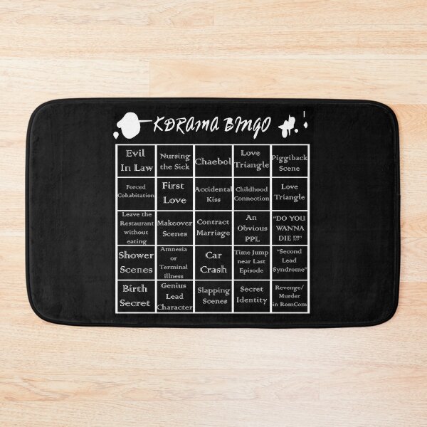 Item preview, Korean Drama Bingo designed and sold by insavi.