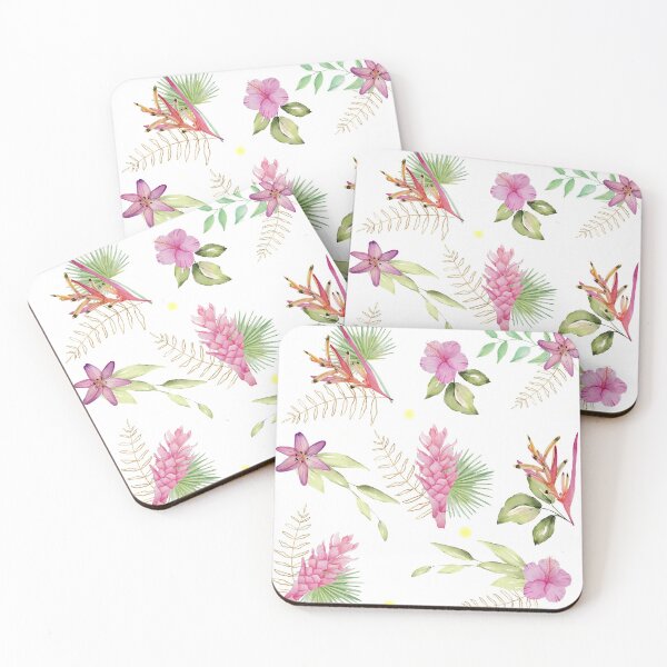 Item preview, Pink in Tropical Pattern designed and sold by DaisyMarroquin.