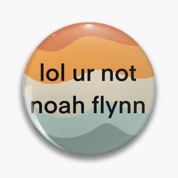 Item preview, lol ur not noah flynn retro sticker designed and sold by saylenesolution.