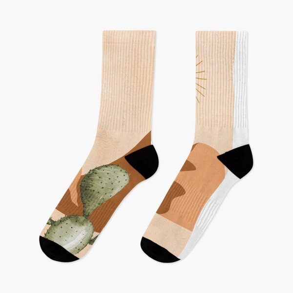 Aperçu de l'œuvre cactus aquarelle desert californie terracotta créée et vendue par bertiescrochu.