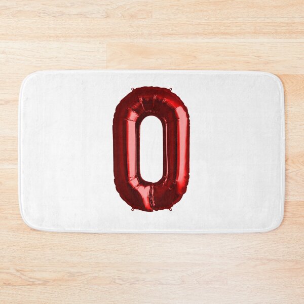 Item preview, Zero Number 0 Metallic Bright Red Mylar Foil Helium Balloon for Newborns designed and sold by Birthdates.