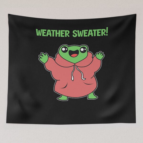 Item preview, Weather frog rain jacket frog cartoon designed and sold by Imutobi.