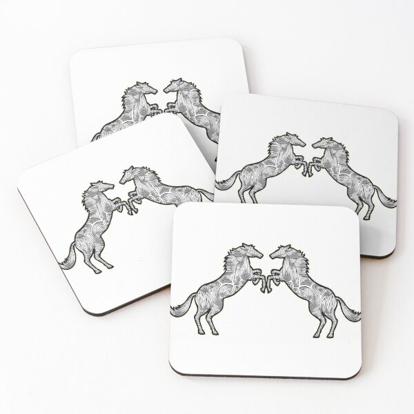 Item preview, Beautiful two horses playing designed and sold by digitalgull.