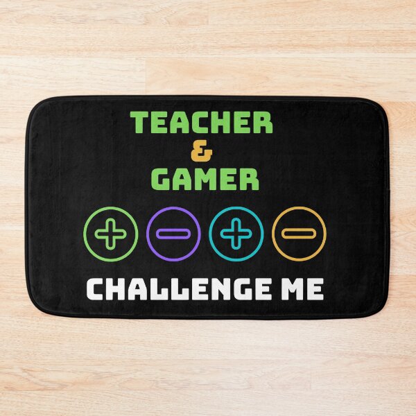 Item preview, teacher and gamer challenge me for math lover and gamers designed and sold by amr badawy.