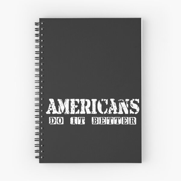 Item preview,  Americans do it better (or not ;) black and white version  designed and sold by blastshmucks.
